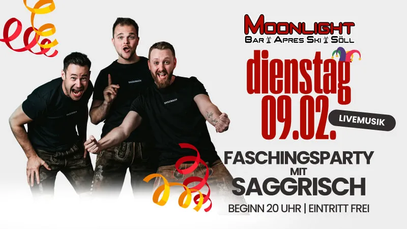Faschingsparty mit Saggrisch